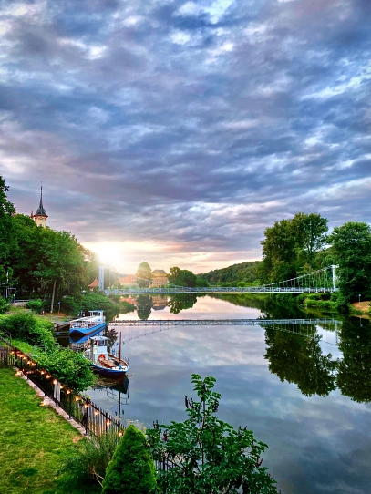 Hängebrücke Schifffahrt © Sebastian Bachran