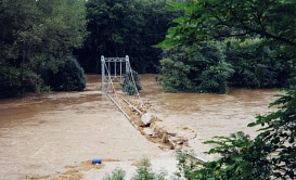 Hängebrücke 2002 © privat/Archiv Stadt Grimma