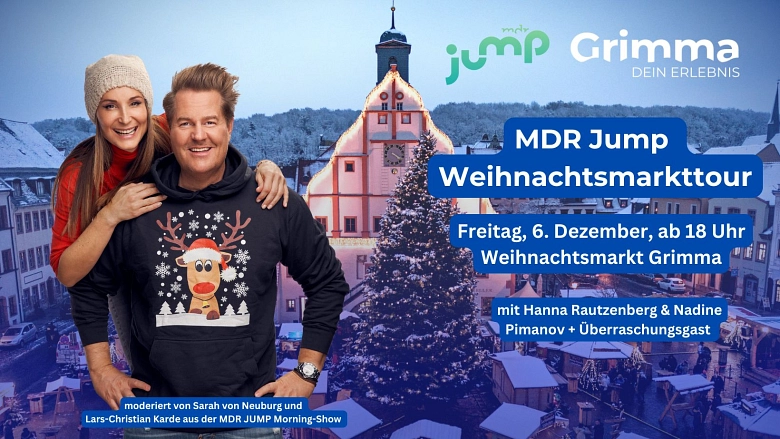 MDR Jump Weihnachtsmarkttour 2024 © Stadt Grimma