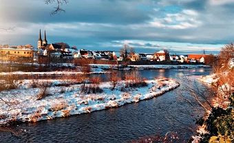 Winter, Wanderweg, Stadtwald