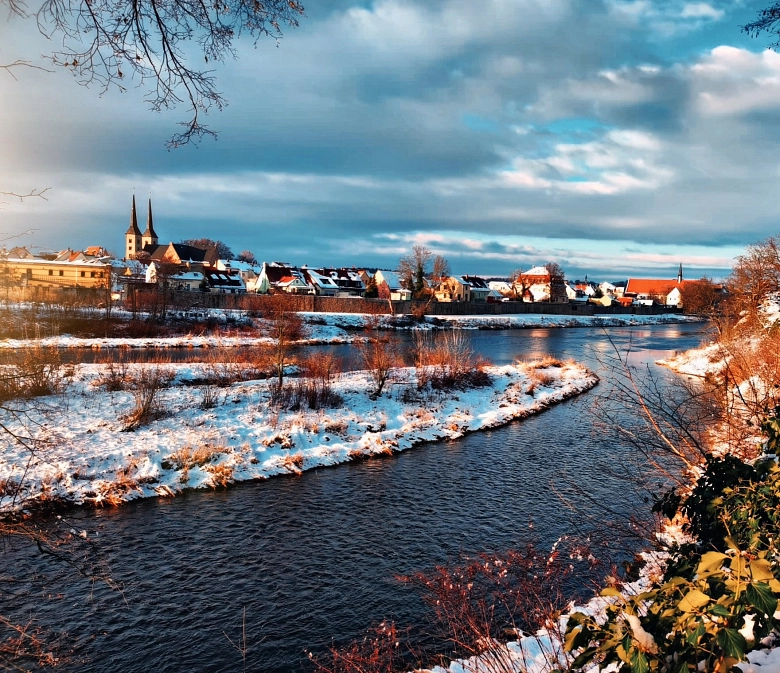 Winter, Wanderweg, Stadtwald