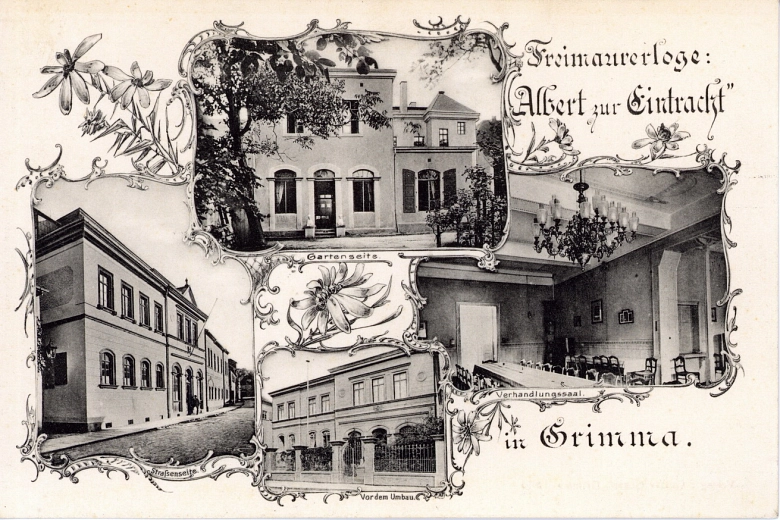 Postkarte Freimaurer © Archiv