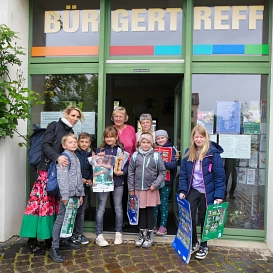 Grundschüler aus Zschoppach im Mehrgenerationshaus