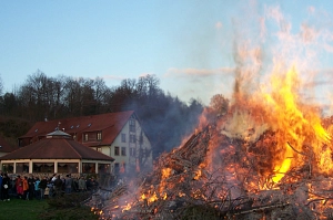 Osterfeuer Schiffsmühle